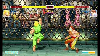 Ultra Street Fighter II(Switch)-Ken vs Vega IV
