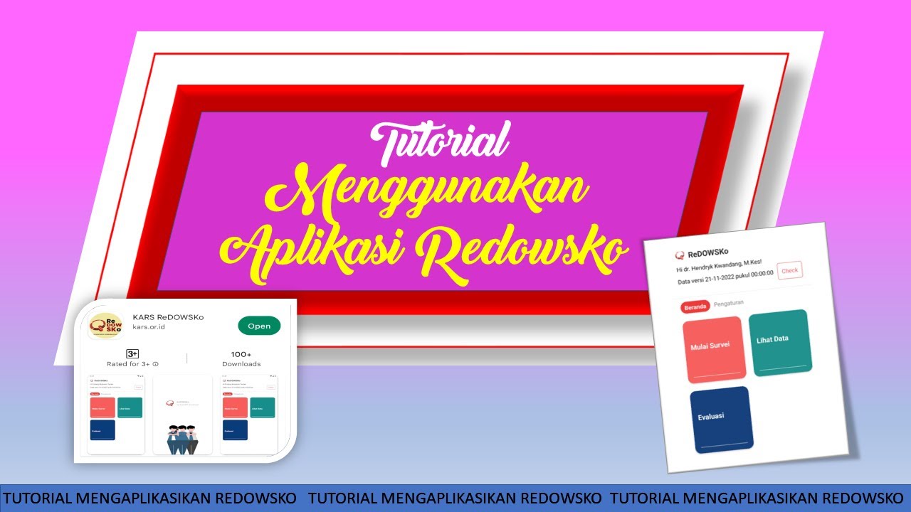 TUTORIAL CARA MENGGUNAKAN APLIKASI REDOWSKO - YouTube