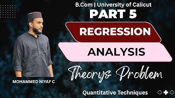QT Revision Class | Part 5 – Regression Analysis | Module 2 | B.Com/BBA | Calicut University