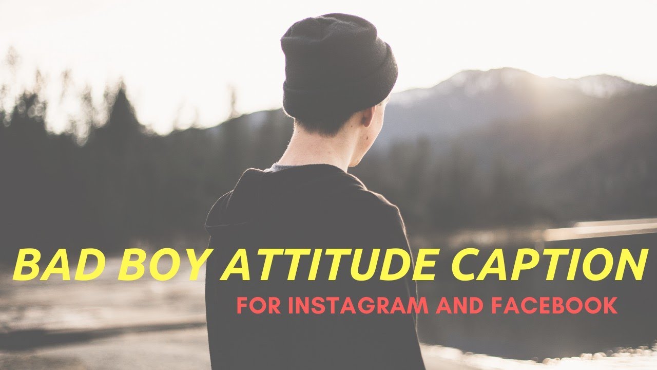 Attitude Caption For Profile Picture For Boys - Draw-cyber