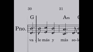 Himno “Porque Él Vive | Easy Piano Lead Sheet
