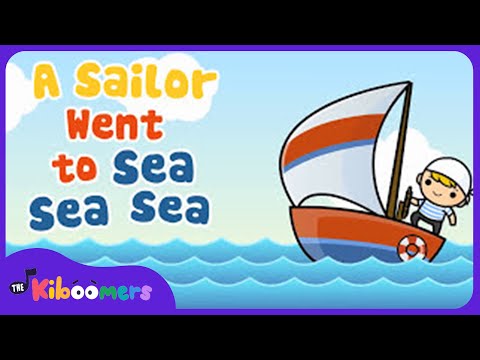 A Sailor Went to Sea | Songs for Kids | Baby Songs | The Kiboomers Instructional Video