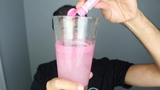 TASTES GREAT! Zipfizz Healthy Energy Drink Mix, Hydration with B12 and Multi Vitamins, Pink Lemonade