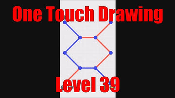One Touch Drawing Level Stage Niveau Nivel Yровень 39. Solution