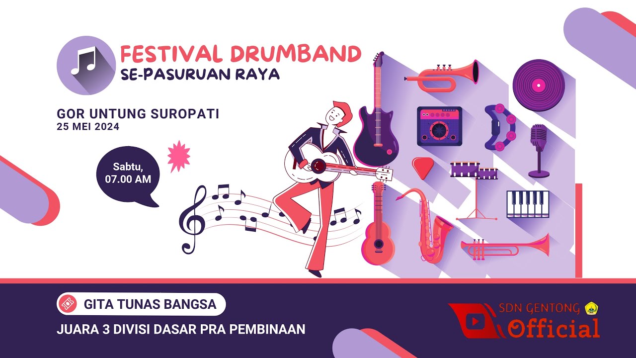 JUARA 3 // DIVISI DASAR PRA PEMBINAAN // GITA TUNAS BANGSA // UPT SDN GENTONG // 25 MEI 2024