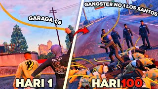 100 HARI DI GTA 5 DARI BERANDALAN SEKOLAH SAMPE JADI KETUA GANGSTER PALING DI TAKUTI