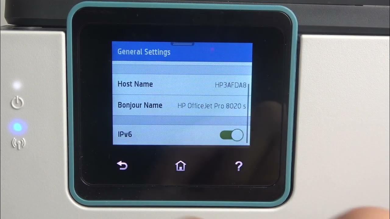 How to enable ipv6 on hp officejet pro 8025 youtube