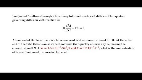 How to solve Simple Distributed Model in gPROMS | Distribution Domain