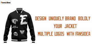 Design Uniquely, Brand Boldly: Your Jacket, Multiple Logos with Fansidea!