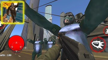 Monster Kaiju Godzilla vs Kong City Destruction 3D #1 | Android Gameplay