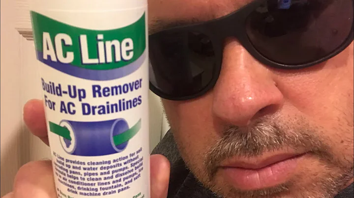 AC Line Cleaner 12 Month Test!!! Fix A/C Drain Line Clogging & Water Backups