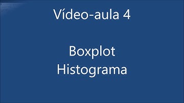 Video-aula 4 - Histograma e Box-plot