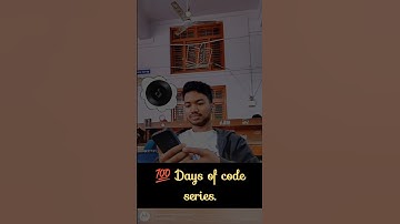 An introduction Video of 100 Days of code series #code #coding #100daysofcode #shorts