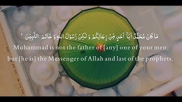 Surat Al Ahzab.  Verses 40-48 سورة الاحزاب آيات 40-48
