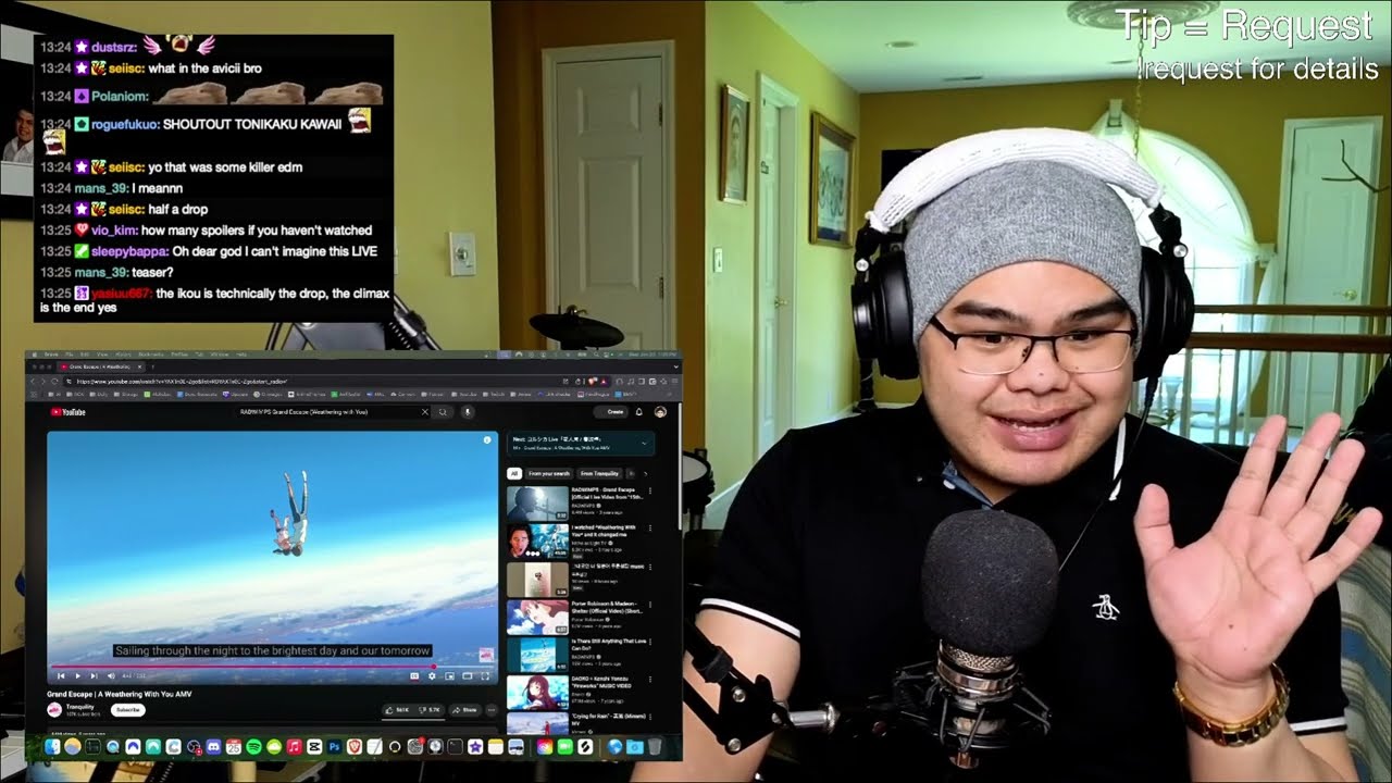 Yeah I need to watch this... | MUSICIAN REACTS to Weathering With You AMV Grand Escape by RADWIMPS