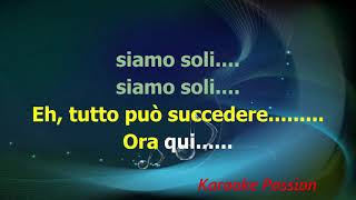 Video thumbnail of "KARAOKE Siamo soli   Vasco Rossi"