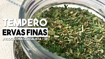 O que tem no tempero de ervas finas?