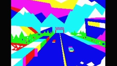 ZX Spectrum: "Race Track" Art / Picture (2022)