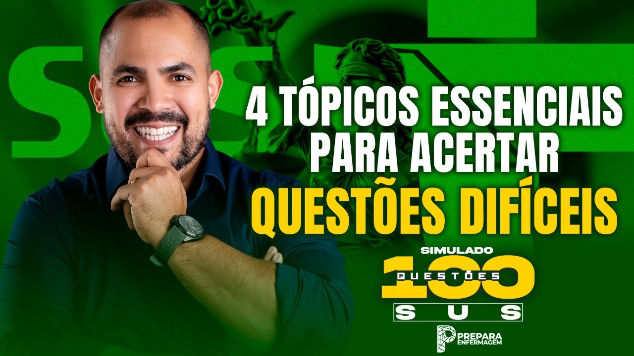 Live 03: 4 tópicos essenciais pra acertar questões difíceis