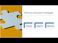 First Fit vs Best Fit vs Worst Fit Memory Allocation Strategies with Example in Operating Systems