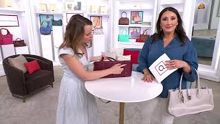 Dooney \u0026 Bourke Archives Saffiano Leather Tucklock Tote on QVC