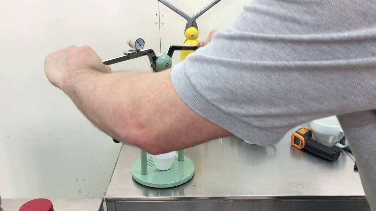 Robot in cup temperature and back to back shots