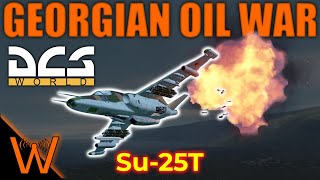 Owning Tanks and Dodging SAMs in the Su-25T 💥 (Georgian Oil War - Mission 1 - DCS World) screenshot 2