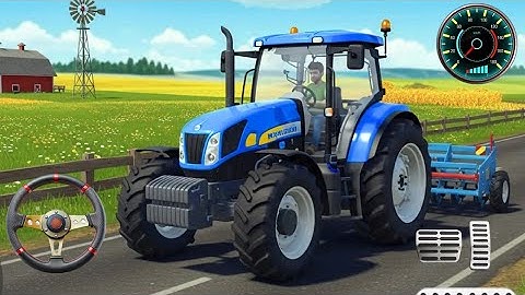 Farm Tractor Simulator Game - Gameplay Walkthrough part 1 Android,iOS 