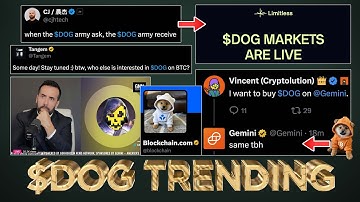$DOG Trending on Gemini and More 🤯