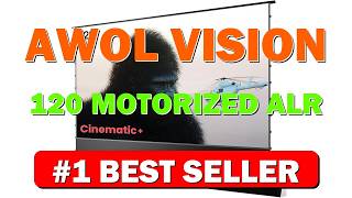 AWOL VISION 120" Motorized ALR Floor Rising Projector Screen for Ultra Short - B0CXJ1XBQG
