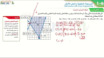 البرمجة الخطية والحل الأمثل