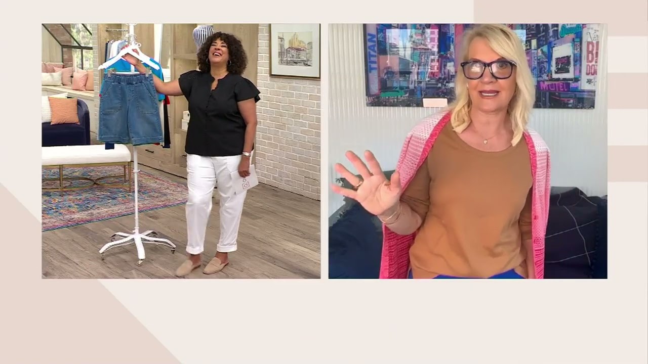 Isaac Mizrahi Live! True Denim Shorts with Patch Pockets on QVC