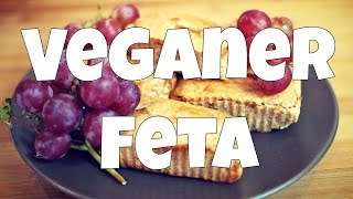 Veganer Feta - Gebackener Mandel-Feta in Vegan (Rezept) [VEGAN]