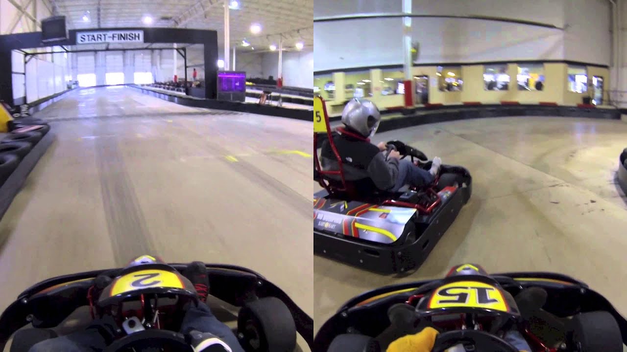 Kart 2 Kart Michigan 032413 Split Screen Race YouTube