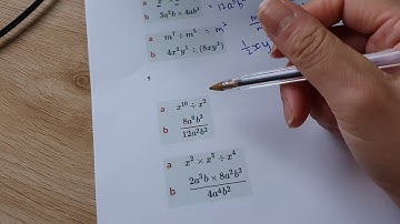 INDEX LAWS: law of multiplication and division