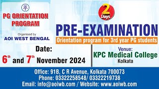 Nose Presentation -PG Orientation Program 2024