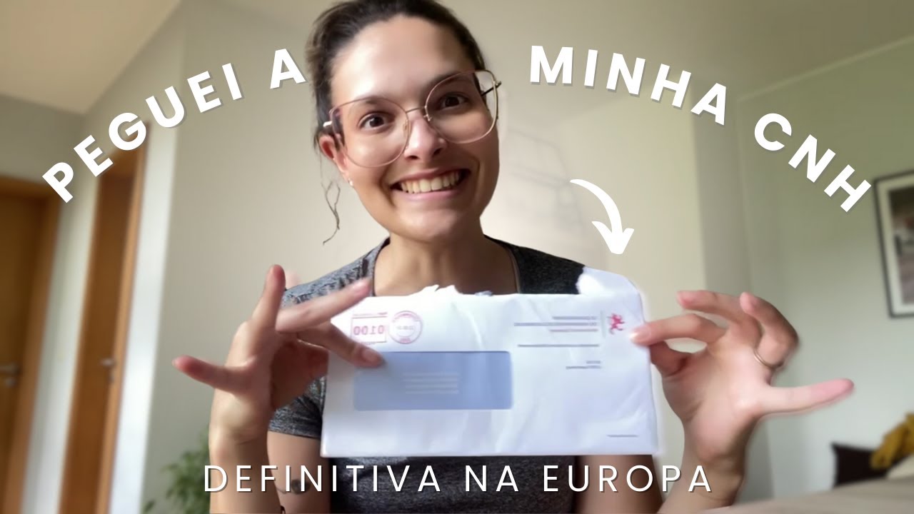 VLOG PEGANDO MINHA CNH DA EUROPA