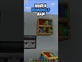 MINECRAFT HIDDEN BOOKSHELF BASE 🔥📕 #minecraft #Gaming #tutorial #foryou #shorts #kids #building