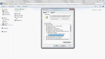 Tutorials display file extensions and show hidden files in windows 7