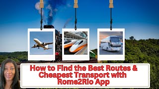 Information How to Find the Best & Cheapest Transport with Rome2Rio App Update