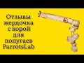 Стоит ли покупать жердочку с корой для попугаев ParrotsLab PL2039 (15 см) отзывы хорошая жердочка