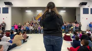 3rd,4th, & 5th Grade Trimester 2 Awards Flag Salute 3/1/24