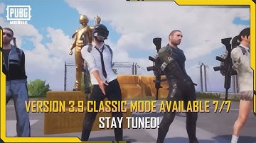 PUBG Mobile 3.9 Update Official Patch Notes | 3.9 Update  Is Here | Release Date  | 3D Leaks