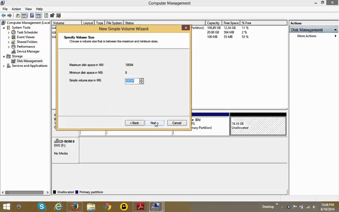 How to partition a hard disk without loosing data in Windows within 5 ...