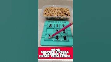 ASMR ✓ HUARONG DAO ✓ BRAIN PUZZLE #brainteasers #puzzle #viralvideo #trending #asmr #solvingpuzzle