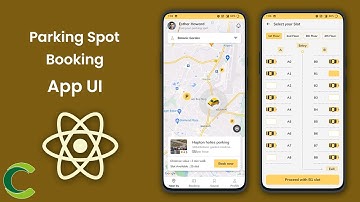 Parking Spot Finder & Booking App UI in React Native | Multi Language | QuickPark