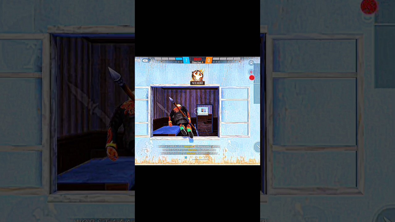 Easy 1v3 Clutch 😈🌍 