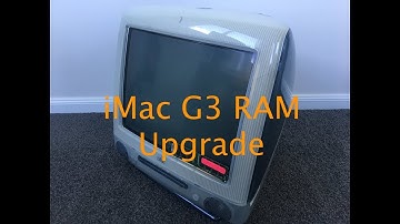 iMac G3 Memory upgrade