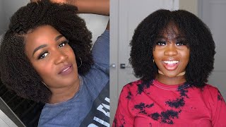 Shock Again! The Most Realistic Kinky Full Lace Wig | HerGivenHair