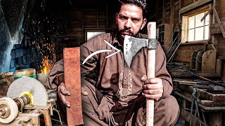 100 Year Old Process of Axe Making by skilled Blacksmith | Factory Fever